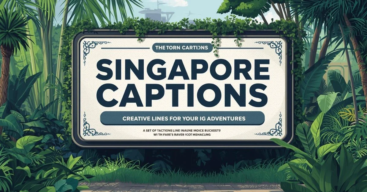 Singapore Captions