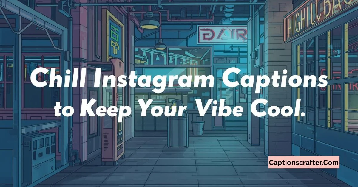 Chill Instagram Captions