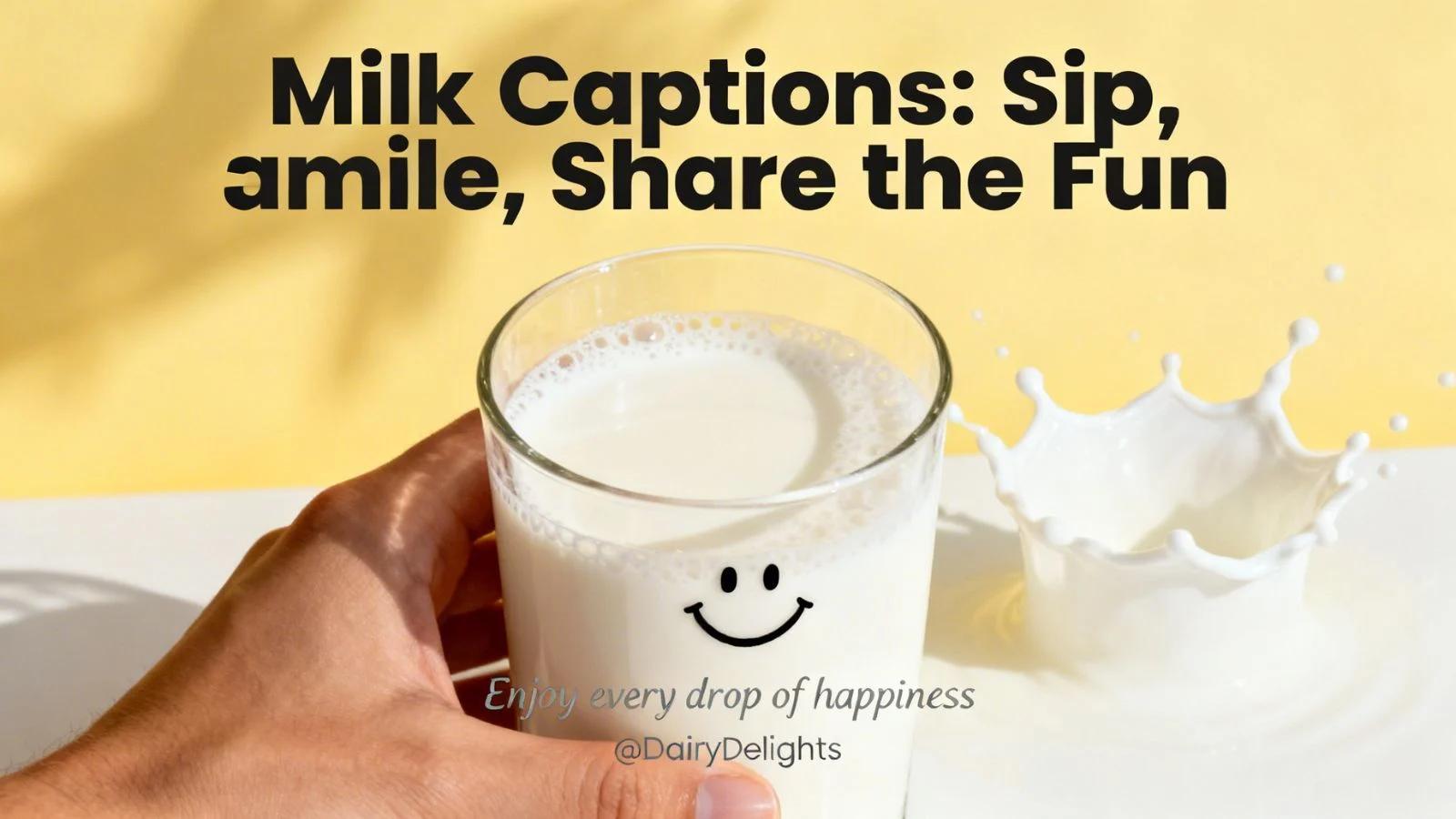 Milk Captions