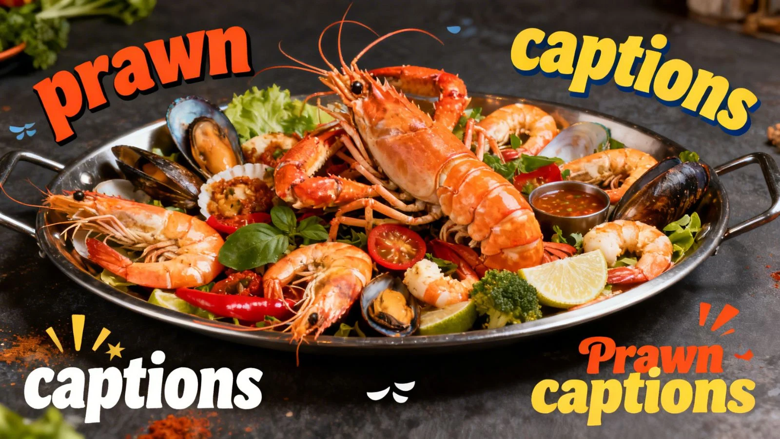 Prawns Captions