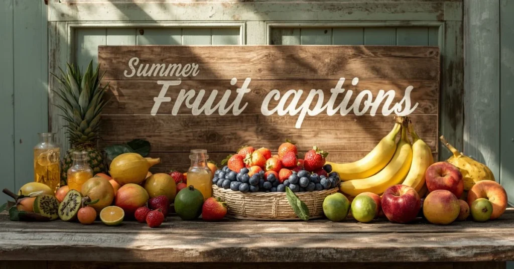 Summer Fruit Captions
