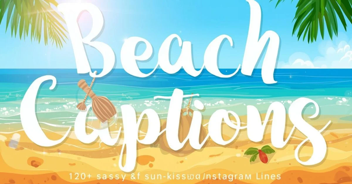Beach Captions