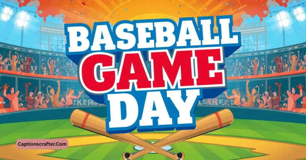 Baseball Game Day Captions