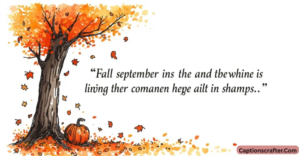 Fall September Captions