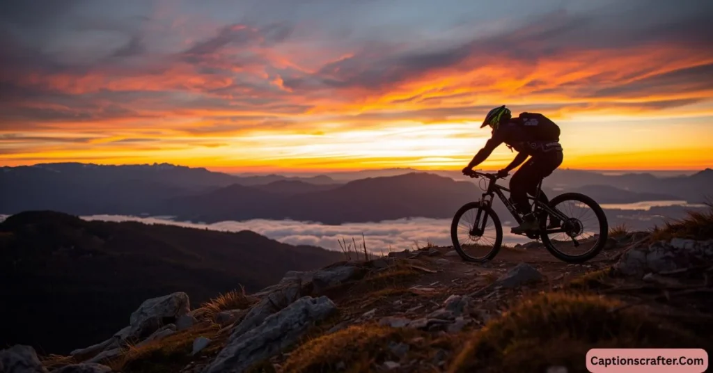 Mountain Biking Captions
