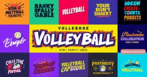 Volleyball Captions