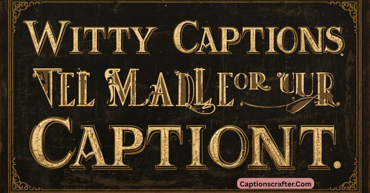 Witty Captions