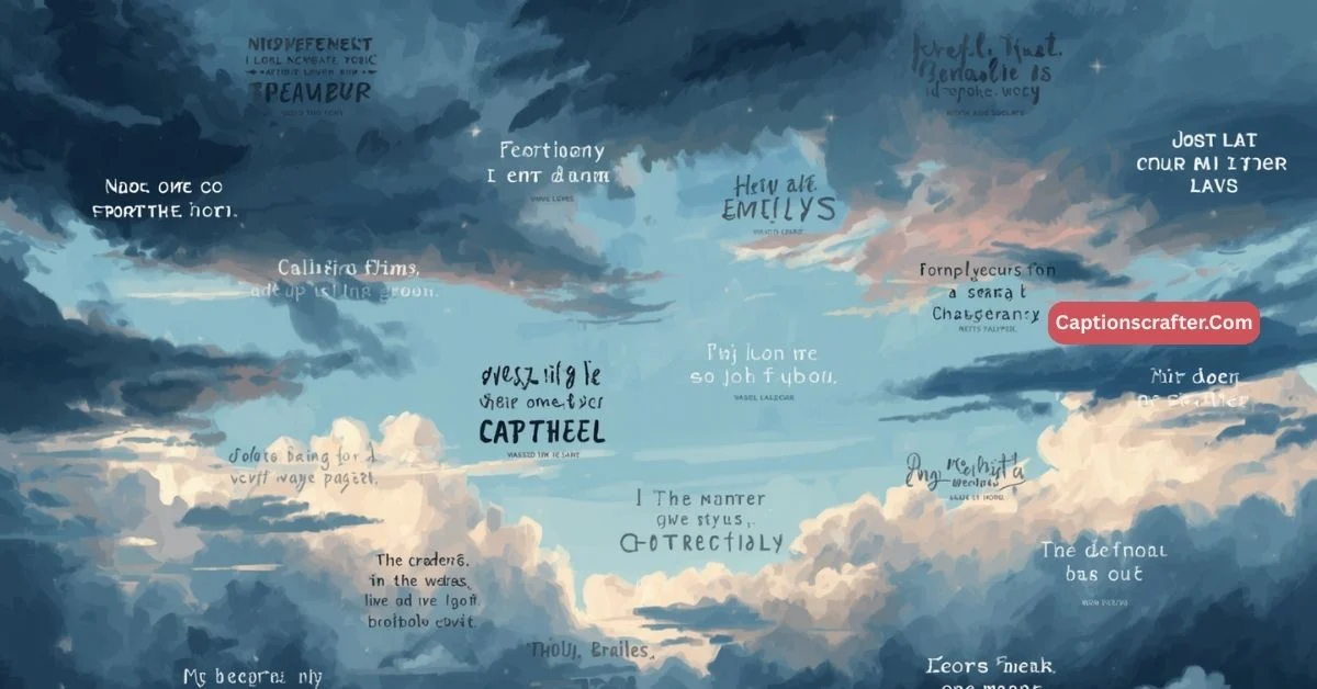 Cloudy Weather Captions
