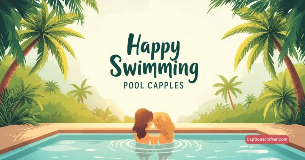 Cute Swimming Pool Captions for Couples 