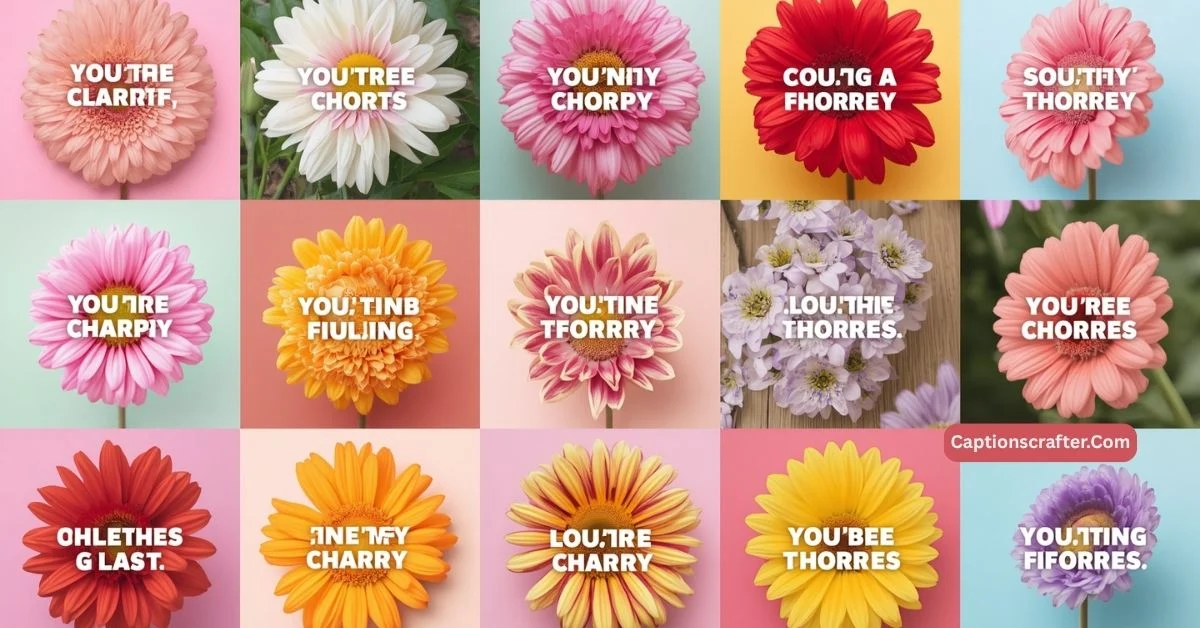 Flower Captions