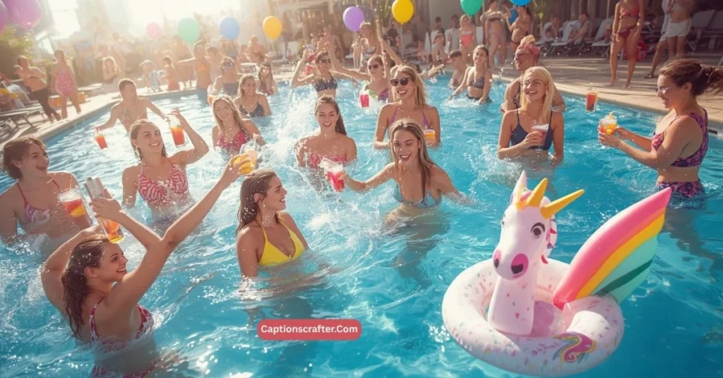 Pool Party Captions for Instagram
