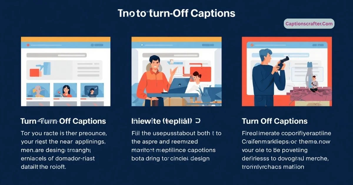 How to Turn Off Captions